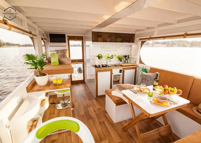 Wohlfuehlboot Hausboot - Festlieger Im Hafen - Wc An Bord, Dusche An Land *